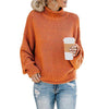 For Us Momma Orange red / S Winter Turtleneck Sweater - 50% Off!