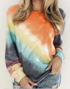 For Us Momma S (US 4-6) / ORANGE Gradient Rainbow Sweatshirt- 50% OFF LAST DAY PROMOTION!