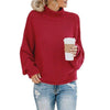 For Us Momma Wine red / S Winter Turtleneck Sweater - 50% Off!